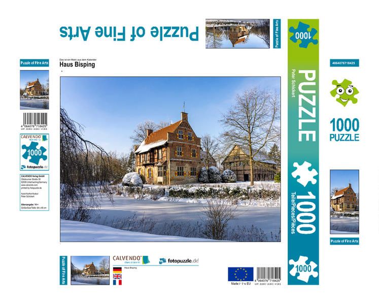 Produktbild: CALVENDO Puzzle Haus Bisping | 1000 Teile Lege-Gr&ouml;&szlig;e 64x48cm Foto-Puzzle f&uuml;r gl&uuml;ckliche Stunden