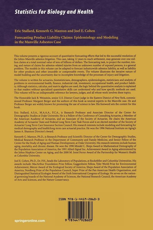 Produktbild: Forecasting Product Liability Claims
