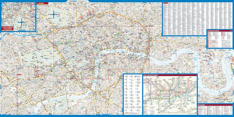 Produktbild: London, Borch Map
