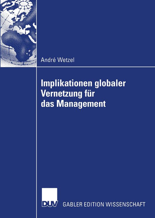 Produktbild: Implikationen globaler Vernetzung f&uuml;r das Management