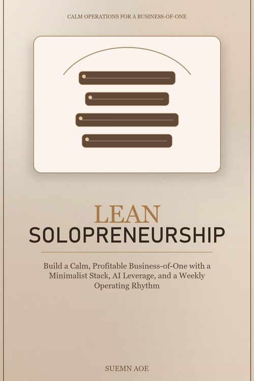 Produktbild: Lean Solopreneurship