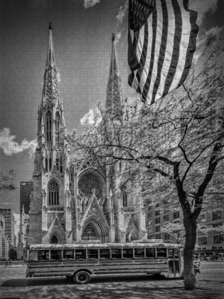 Produktbild: CALVENDO Puzzle NEW YORK CITY St. Patrick's Cathedral | 1000 Teile Lege-Gr&ouml;&szlig;e 64x48cm Foto-Puzzle f&uuml;r gl&uuml;ckliche Stunden