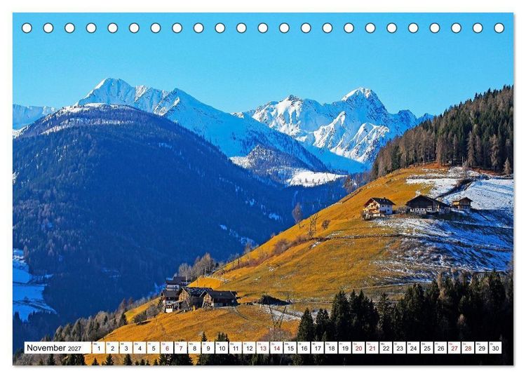Produktbild: S&uuml;dtirol, das Ultental Traumhafte Landschaften (Tischkalender 2027 DIN A5 quer), CALVENDO Monatskalender
