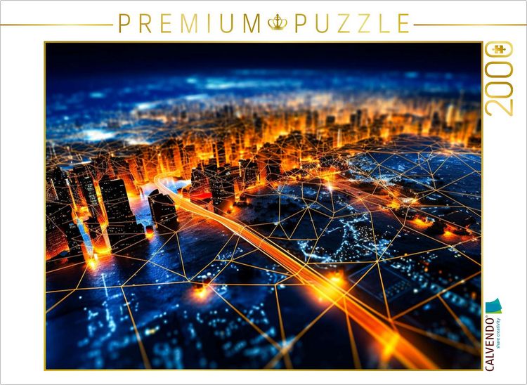 Produktbild: CALVENDO Puzzle Ein Motiv aus dem Kalender Visuelle Reise in die digitale Welt | 2000 Teile Lege-Gr&ouml;&szlig;e 90x67cm Foto-Puzzle f&uuml;r gl&uuml;ckliche Stunden