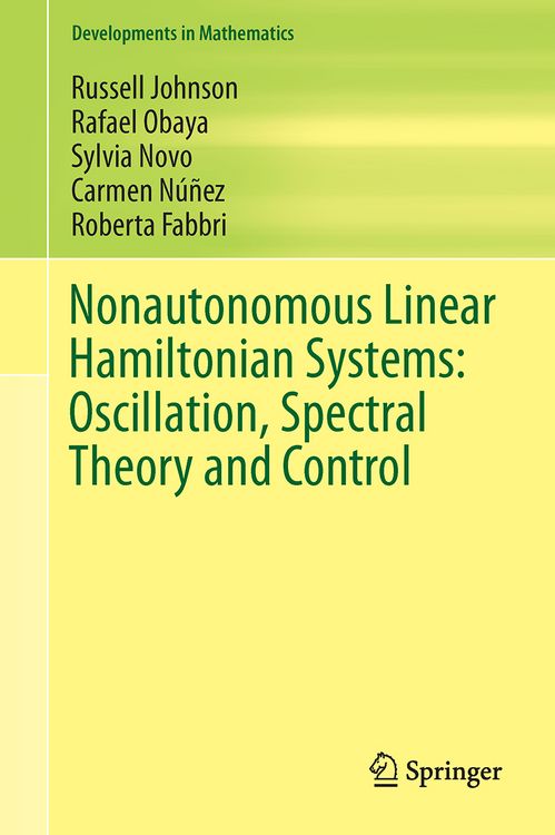 Produktbild: Nonautonomous Linear Hamiltonian Systems: Oscillation, Spectral Theory and Control