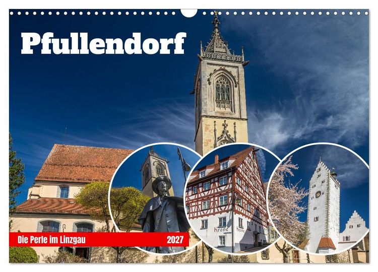 Produktbild: Pfullendorf - die Perle im Linzgau (Wandkalender 2027 DIN A3 quer), CALVENDO Monatskalender