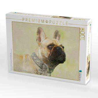 Produktbild: CALVENDO Puzzle Ein Motiv aus dem Kalender Franz&ouml;sische Bulldoggen 2017 | 1000 Teile Lege-Gr&ouml;&szlig;e 64x48cm Foto-Puzzle f&uuml;r gl&uuml;ckliche Stunden