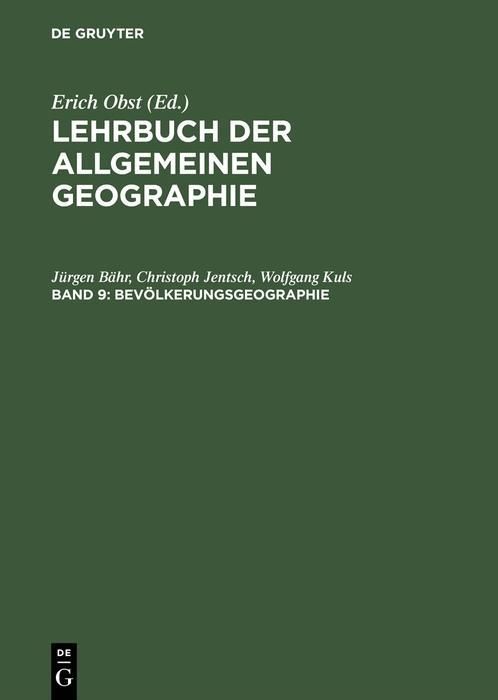 Produktbild: Bev&ouml;lkerungsgeographie
