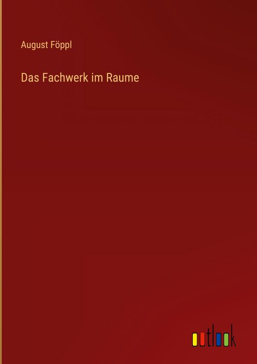Produktbild: Das Fachwerk im Raume