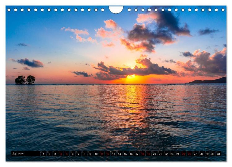 Produktbild: Seychellen - Das wahre Paradies (Wandkalender 2026 DIN A4 quer), CALVENDO Monatskalender