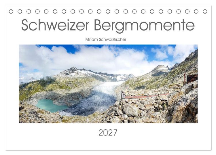 Produktbild: Schweizer Bergmomente (Tischkalender 2027 DIN A5 quer), CALVENDO Monatskalender