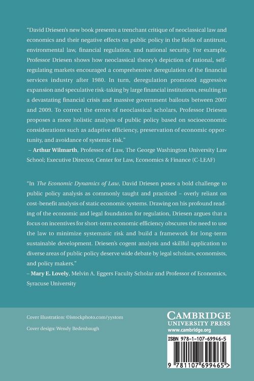 Produktbild: The Economic Dynamics of Law