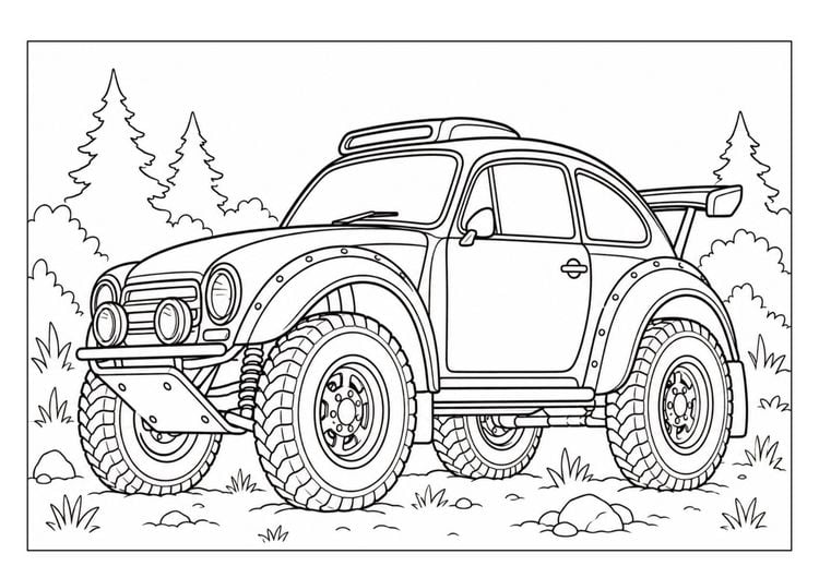 Produktbild: Auto Malbuch f&uuml;r Kinder ab 6 Jahren - Coole Sportwagen