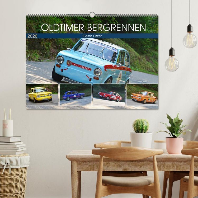 Produktbild: OLDTIMER BERGRENNEN - Kleine Flitzer (Wandkalender 2026 DIN A2 quer), CALVENDO Monatskalender