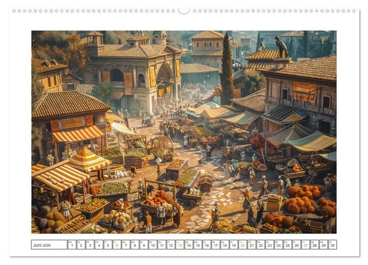 Produktbild: Im Schatten des Kolosseums (hochwertiger Premium Wandkalender 2026 DIN A2 quer), Kunstdruck in Hochglanz