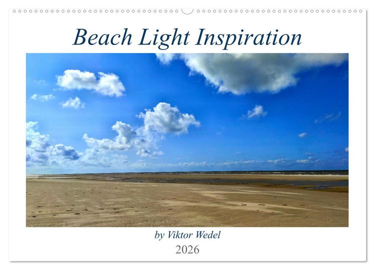 Produktbild: Beach Light Inspiration (Wandkalender 2026 DIN A2 quer), CALVENDO Monatskalender