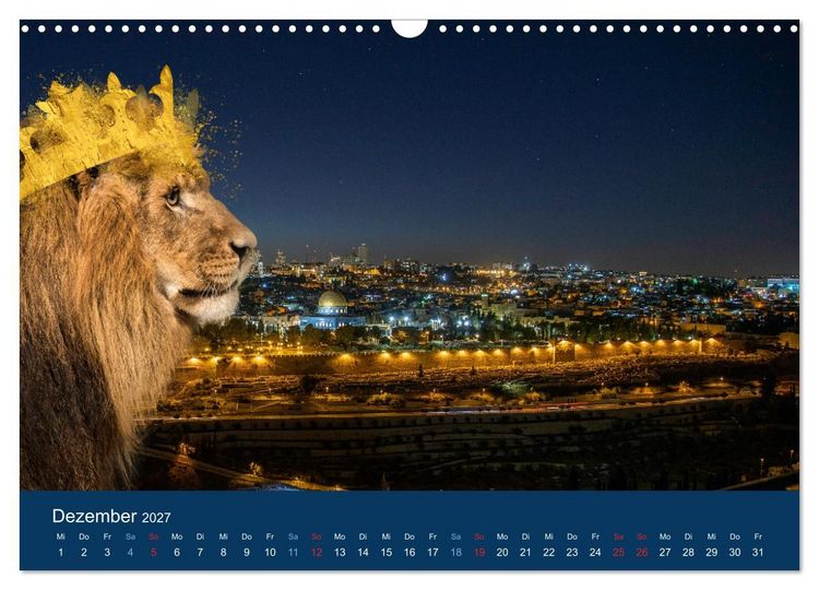 Produktbild: Geliebtes Jerusalem (Wandkalender 2027 DIN A3 quer), CALVENDO Monatskalender