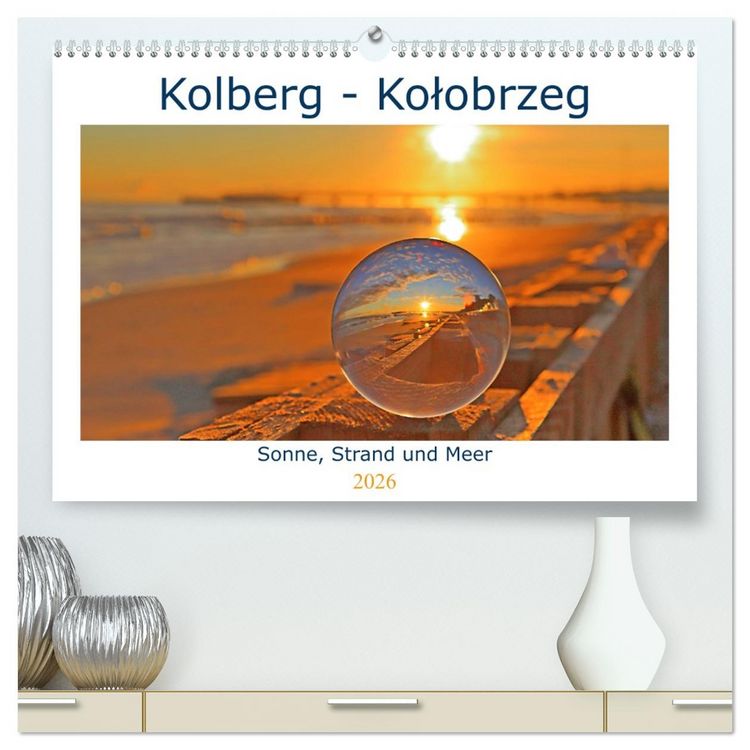 Produktbild: Kolberg - Kolobrzeg (hochwertiger Premium Wandkalender 2026 DIN A2 quer), Kunstdruck in Hochglanz