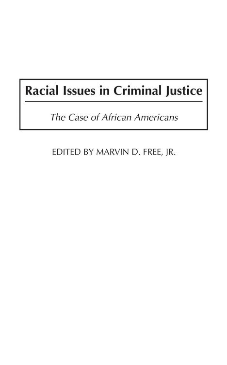 Produktbild: Racial Issues in Criminal Justice