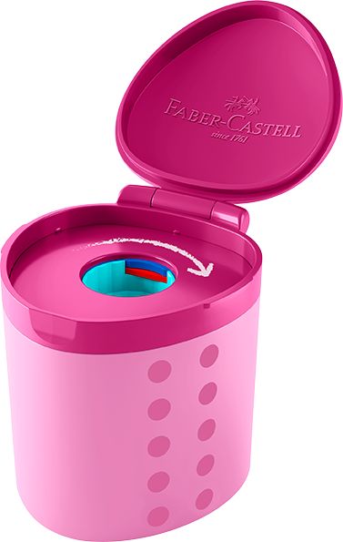 Produktbild: Faber-Castell Dosenspitzer Grippy, # 10 mm, pink