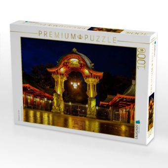 Produktbild: CALVENDO Puzzle Elefantentor am Zoo | 1000 Teile Lege-Gr&ouml;&szlig;e 64x48cm Foto-Puzzle f&uuml;r gl&uuml;ckliche Stunden