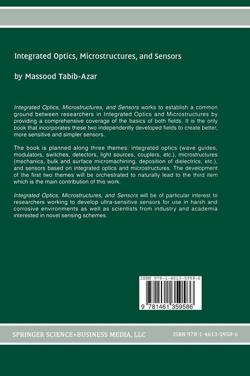 Produktbild: Integrated Optics, Microstructures, and Sensors