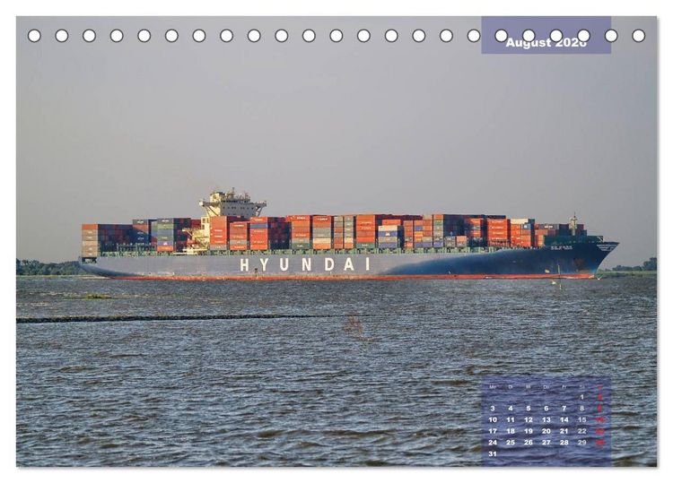 Produktbild: Faszination Seefahrt (Tischkalender 2026 DIN A5 quer), CALVENDO Monatskalender