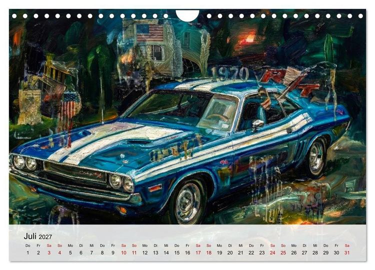 Produktbild: Steroide auf vier R&auml;dern (Wandkalender 2027 DIN A4 quer), CALVENDO Monatskalender