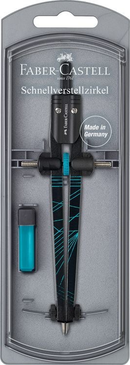 Produktbild: Faber-Castell Schnellverstellzirkel Twister 17cm 3fach sortiert