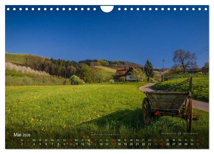 Produktbild: Romantisches Renchtal (Wandkalender 2026 DIN A4 quer), CALVENDO Monatskalender