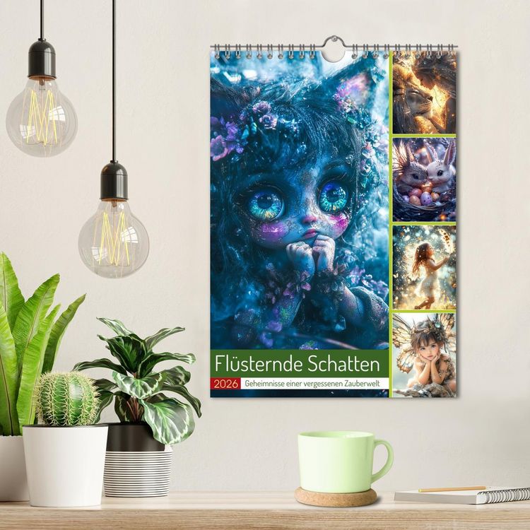 Produktbild: Fl&uuml;sternde Schatten (Wandkalender 2026 DIN A4 hoch), CALVENDO Monatskalender