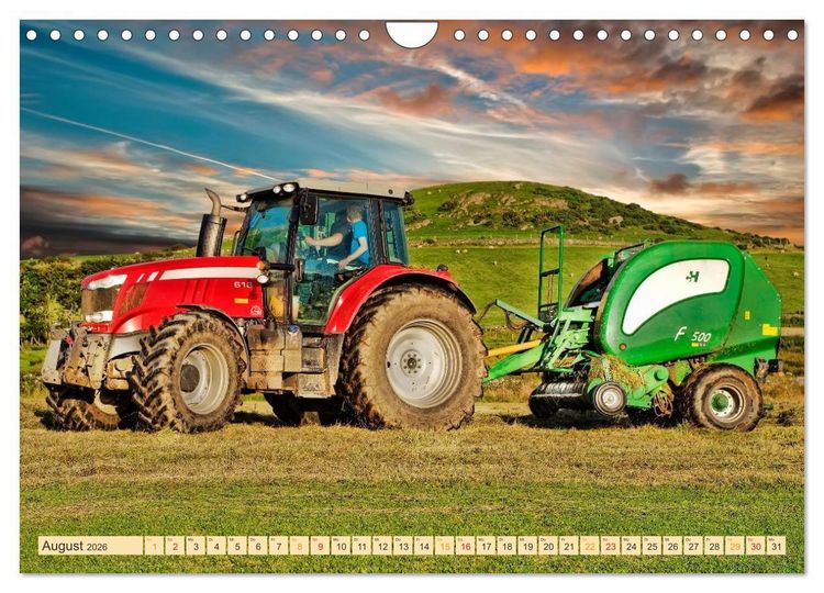 Produktbild: Landwirtschaft - die Zukunft ist digital (Wandkalender 2026 DIN A4 quer), CALVENDO Monatskalender