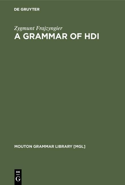 Produktbild: A Grammar of Hdi