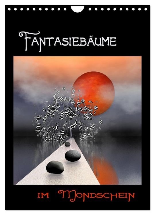 Produktbild: Fantasieb&auml;ume im Mondschein (Wandkalender 2026 DIN A4 hoch), CALVENDO Monatskalender
