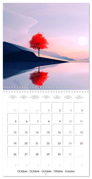 Produktbild: Minimalist Travel (Wall Calendar 2026 12 &times; 12 Inch) CALVENDO 12 Month Wall Calendar