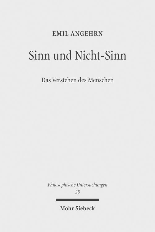 Produktbild: Sinn und Nicht-Sinn