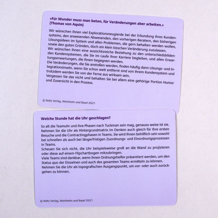 Produktbild: Kartenset Systemische Teamorganisationsprozesse