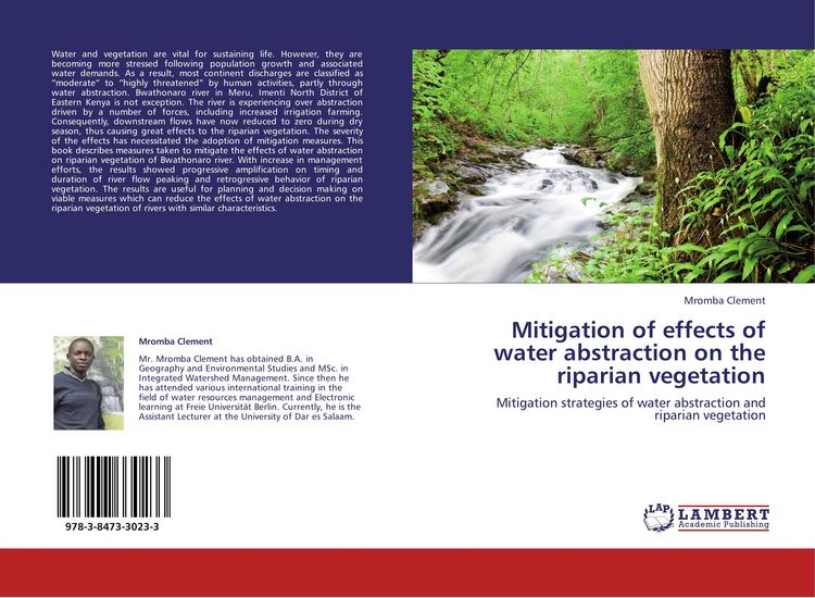 Produktbild: Mitigation of effects of water abstraction on the riparian vegetation