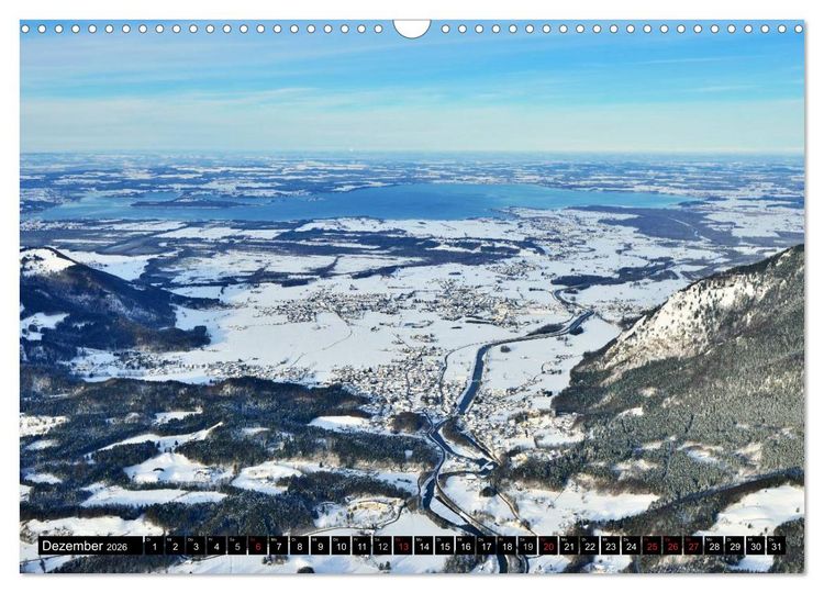 Produktbild: Der Chiemgau von oben (Wandkalender 2026 DIN A3 quer), CALVENDO Monatskalender