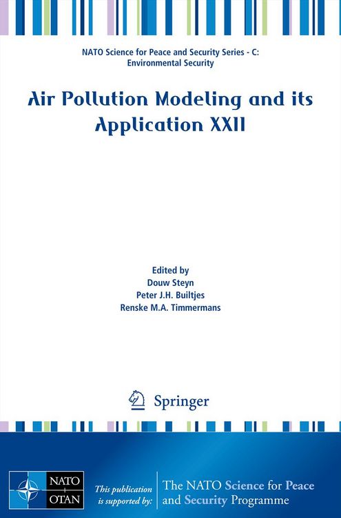 Produktbild: Air Pollution Modeling and its Application XXII