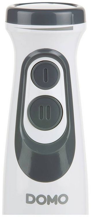 Produktbild: DOMO DO1089M Stabmixer 600 W mit Messbecher, Mixstab f&uuml;r Suppen, Schneebesenaufsatz, mit Zerkleinereraufsatz Wei&szlig;
