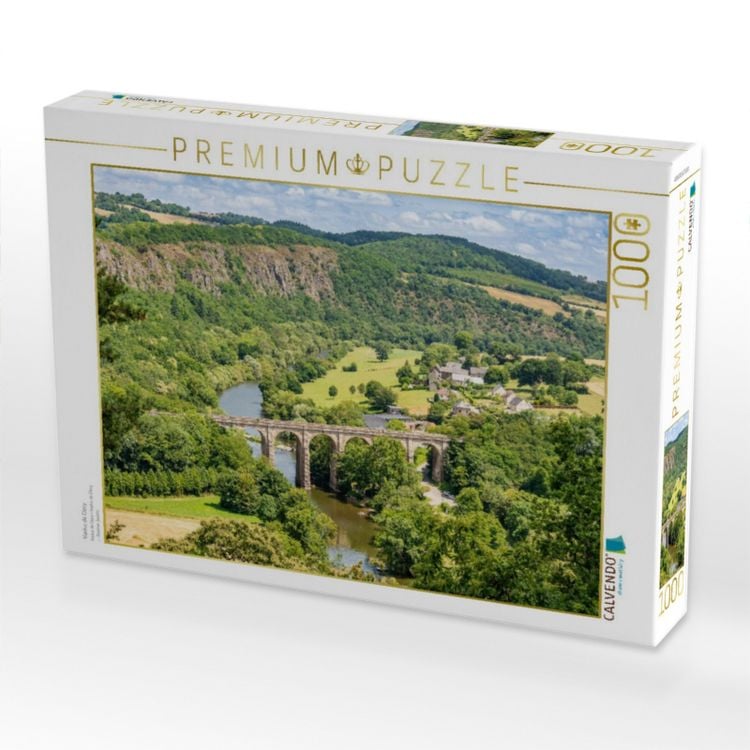 Produktbild: CALVENDO Puzzle Viaduc de Clecy | 1000 Teile Lege-Gr&ouml;&szlig;e 64x48cm Foto-Puzzle f&uuml;r gl&uuml;ckliche Stunden