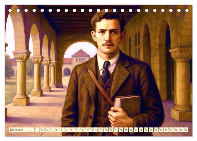 Produktbild: John Steinbeck (Tischkalender 2026 DIN A5 quer), CALVENDO Monatskalender