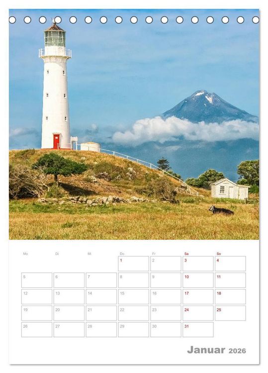 Produktbild: Kalenderplaner g'day Neuseeland 2026 (Tischkalender 2026 DIN A5 hoch), CALVENDO Monatskalender