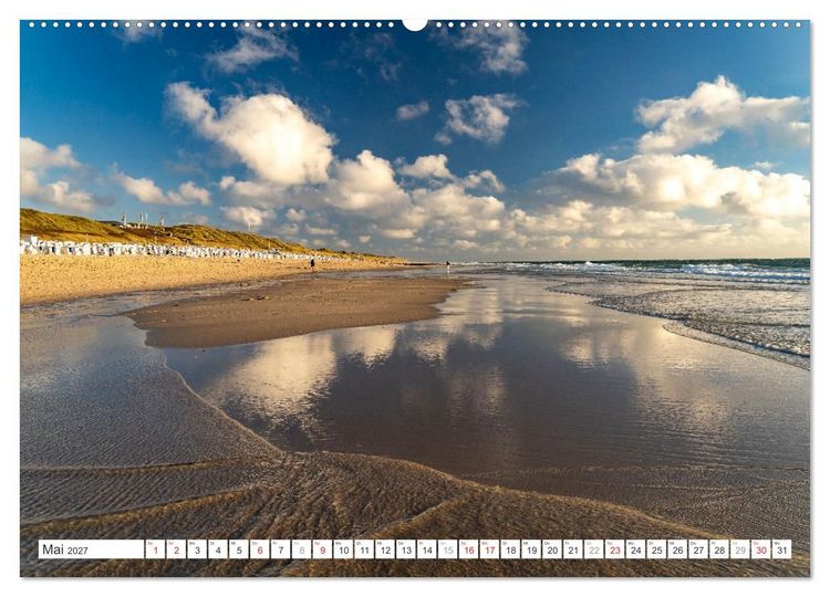 Produktbild: Meerblick - die Nordsee (Wandkalender 2027 DIN A2 quer), CALVENDO Monatskalender