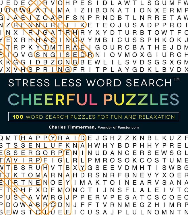 Produktbild: Stress Less Word Search - Cheerful Puzzles