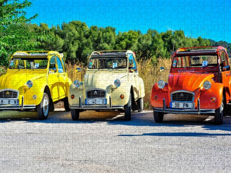 Produktbild: CALVENDO Puzzle Ein Motiv aus dem Kalender Citro&euml;n 2CV - die Ente | 1000 Teile Lege-Gr&ouml;&szlig;e 64x48cm Foto-Puzzle f&uuml;r gl&uuml;ckliche Stunden