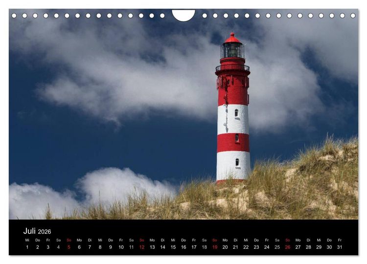 Produktbild: Amrumer Impressionen (Wandkalender 2026 DIN A4 quer), CALVENDO Monatskalender