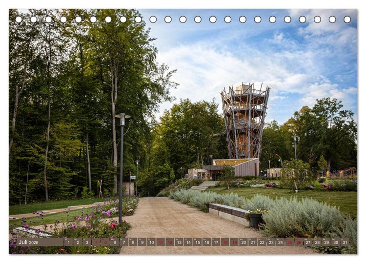 Produktbild: Kurort Bad Iburg (Tischkalender 2026 DIN A5 quer), CALVENDO Monatskalender