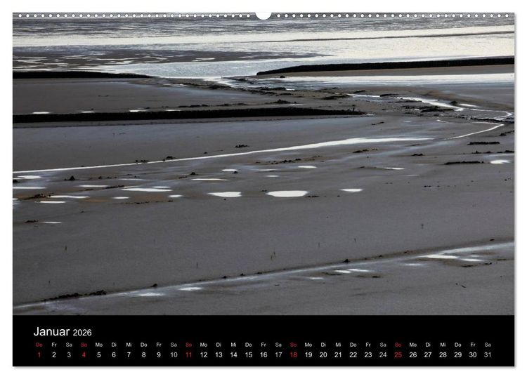 Produktbild: Wattenmeer (Wandkalender 2026 DIN A2 quer), CALVENDO Monatskalender